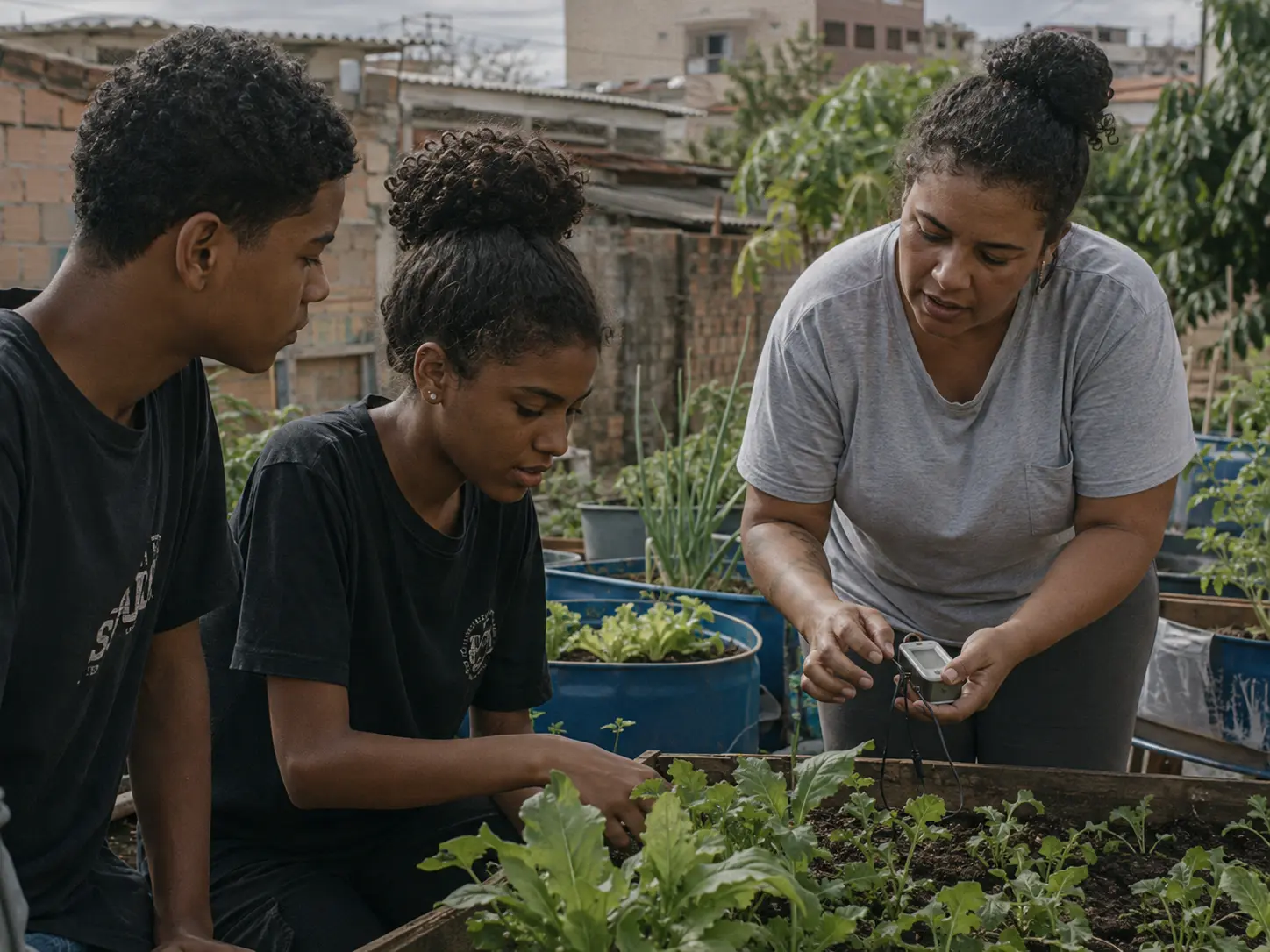 Jovens conectam tecnologia, inovação, energia limpa e sustentabilidade.